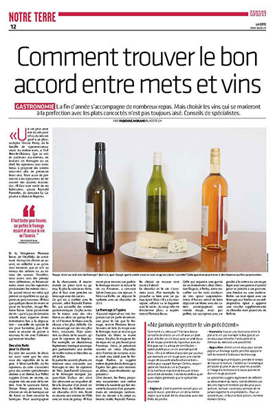 Accords Mets et Vins avec VinoHelp Accords Mets et Vins